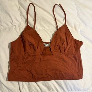 Abercrombie & Fitch Halter crop top